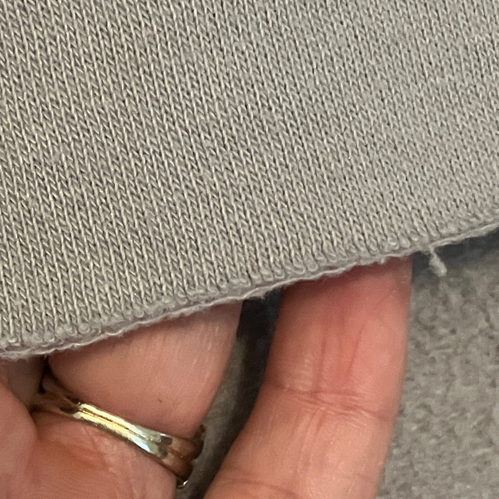 Women's Casual Light Gray Cropped Hoodie - Picture 9 of 10